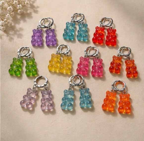 Gummy bear earrings